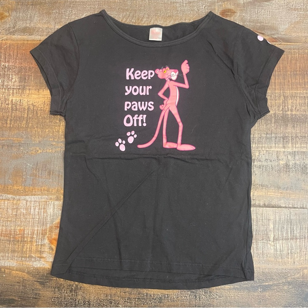 Vintage Y2K Pink Panther Juniors graphic T Shirt